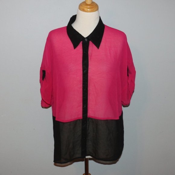 Cato Printed Button Up Shirt and Pants Set main image 1